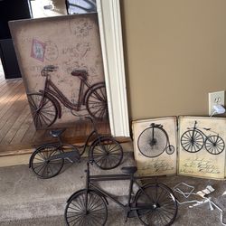 Bike themed decor