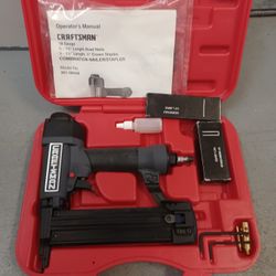 Craftsman Combination Finish Nailer / Stapler. Air Powered