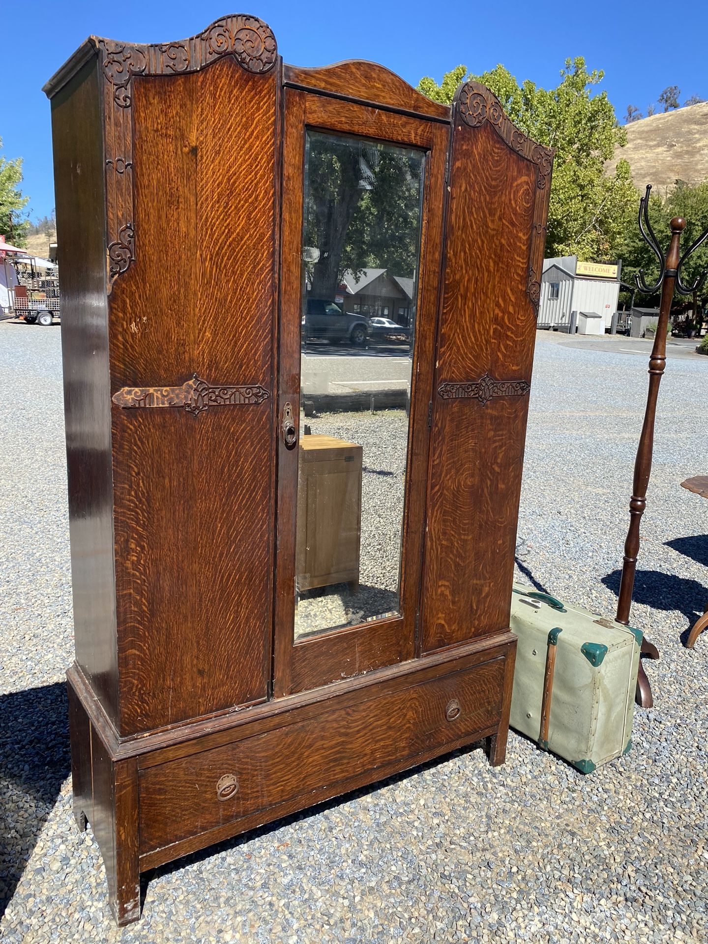 Tall Armoire Wardrobe Dresser
