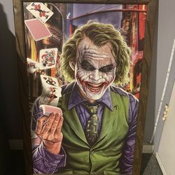 Joker Wooden Poster