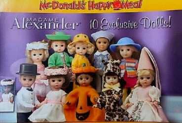 McDonald's Happy Meal 2004 DISNEY Madame Alexander Doll Set