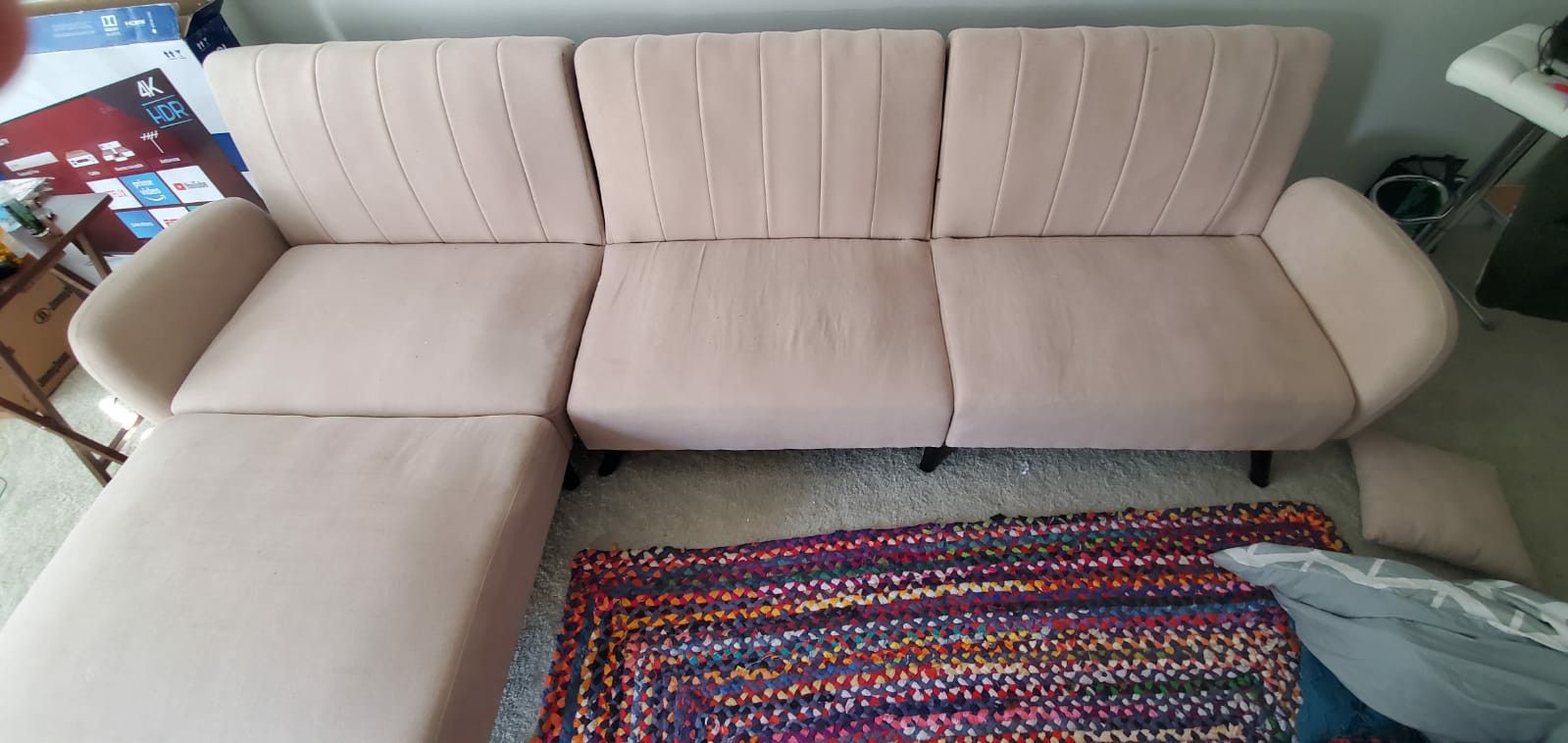$150 - SOFA BED & TV STAND