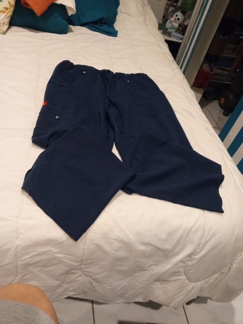 Pantalones De Uniforme XL Azul Dickies