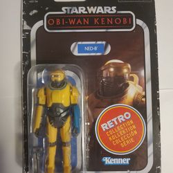 New 2022 Kenner Retro Collection Star Wars Obi-Wan Kenobi Ned-B Action Figure