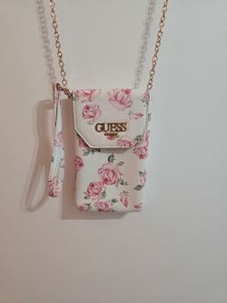 Guess Floral Mini Crossbody Phone Bag