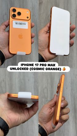 iPhone 17 Pro Max 256GB unlocked - Cosmic Orange