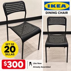 LIKE NEW - 20 set of chairs $300.00