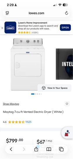 Like New - Maytag Electric Dryer - Can Deliver!