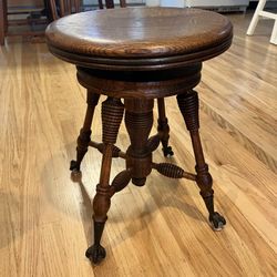 Antique Piano Stool
