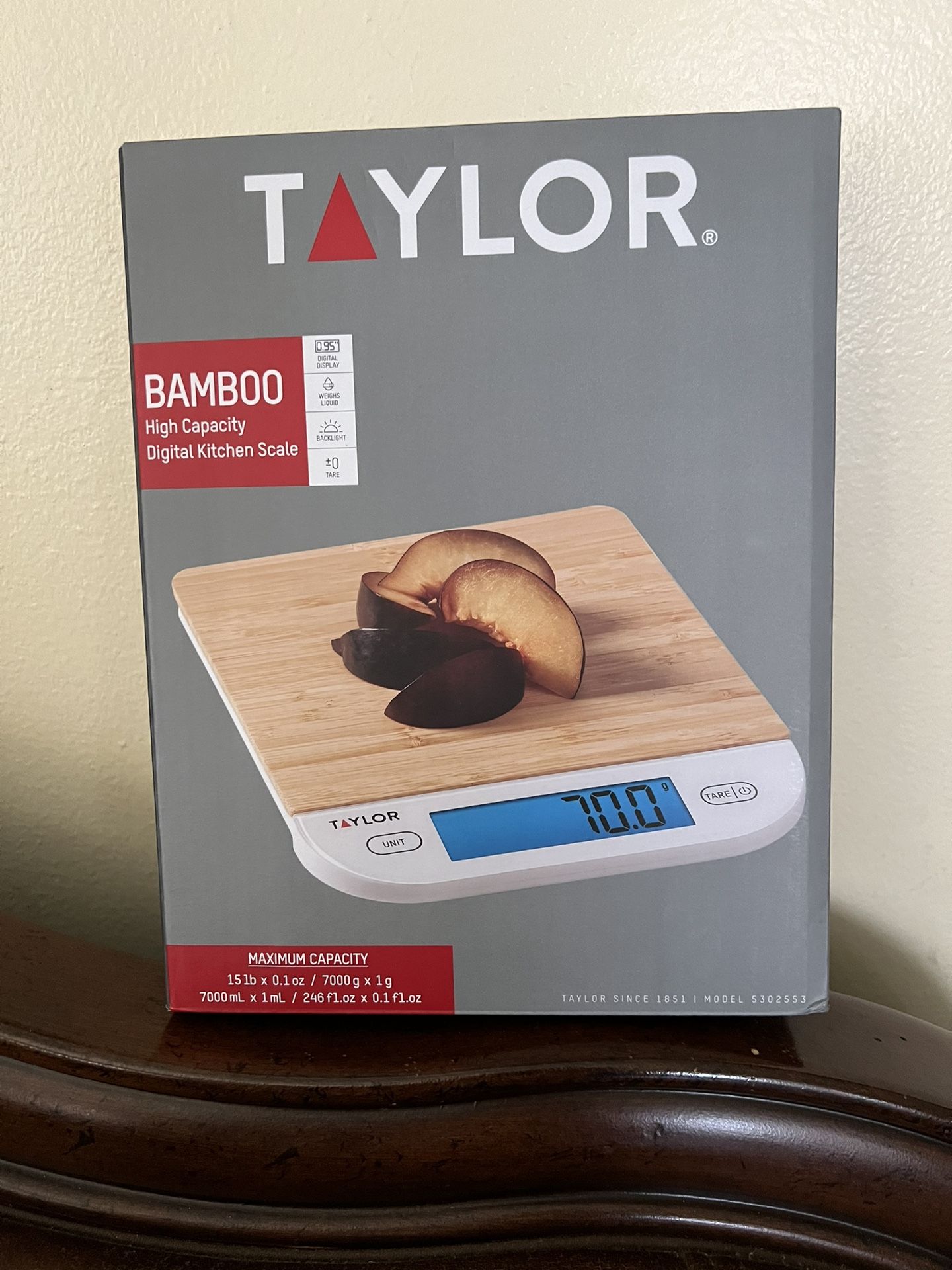 Digital Kitchen Scale- Maximum Capacity 15lb