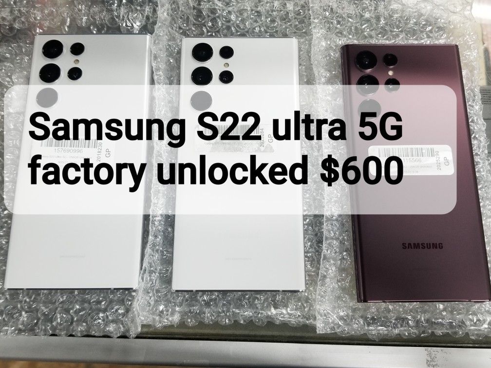 Samsung S22 Ultra 5G Factory Unlocked 