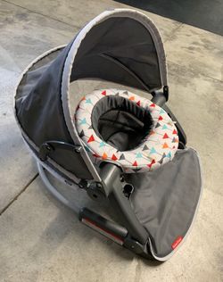 Baby Chair Collapsible Foldable with Sun Shade and Tray Table