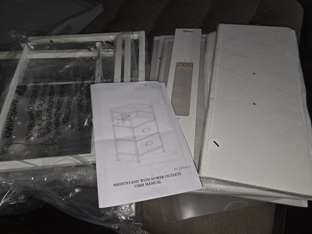 Single Power Nightstand NEW