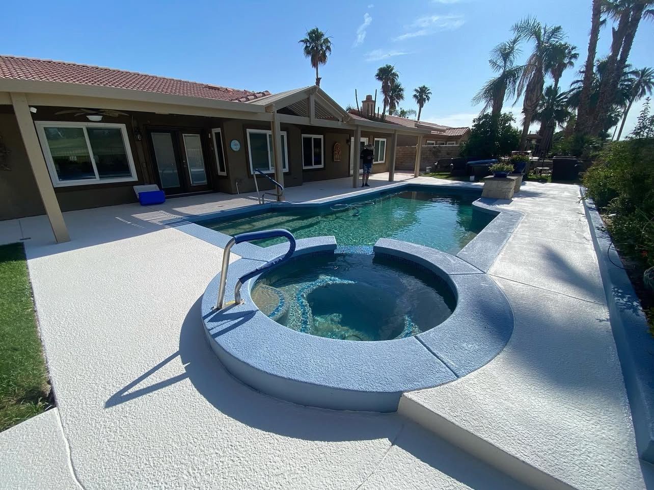 Pool Deck Cleaning Epoxy