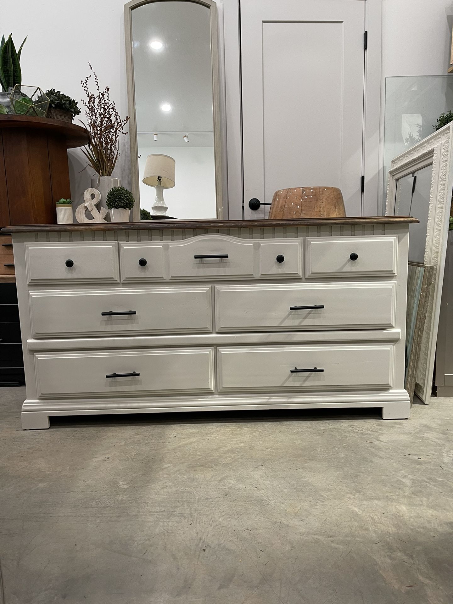 Solid Wood Dresser Beautiful Refinished 