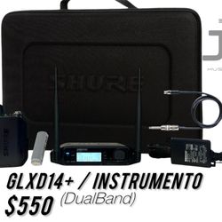Shure GLXD14+ Instrumento
