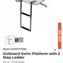 Boat Outfitters Swim Platform w/ Ladder 