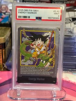 Dragon Ball Super Energy Marker PSA 9 Mint