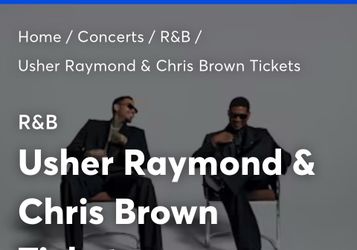 Usher and Chris Brown tickets