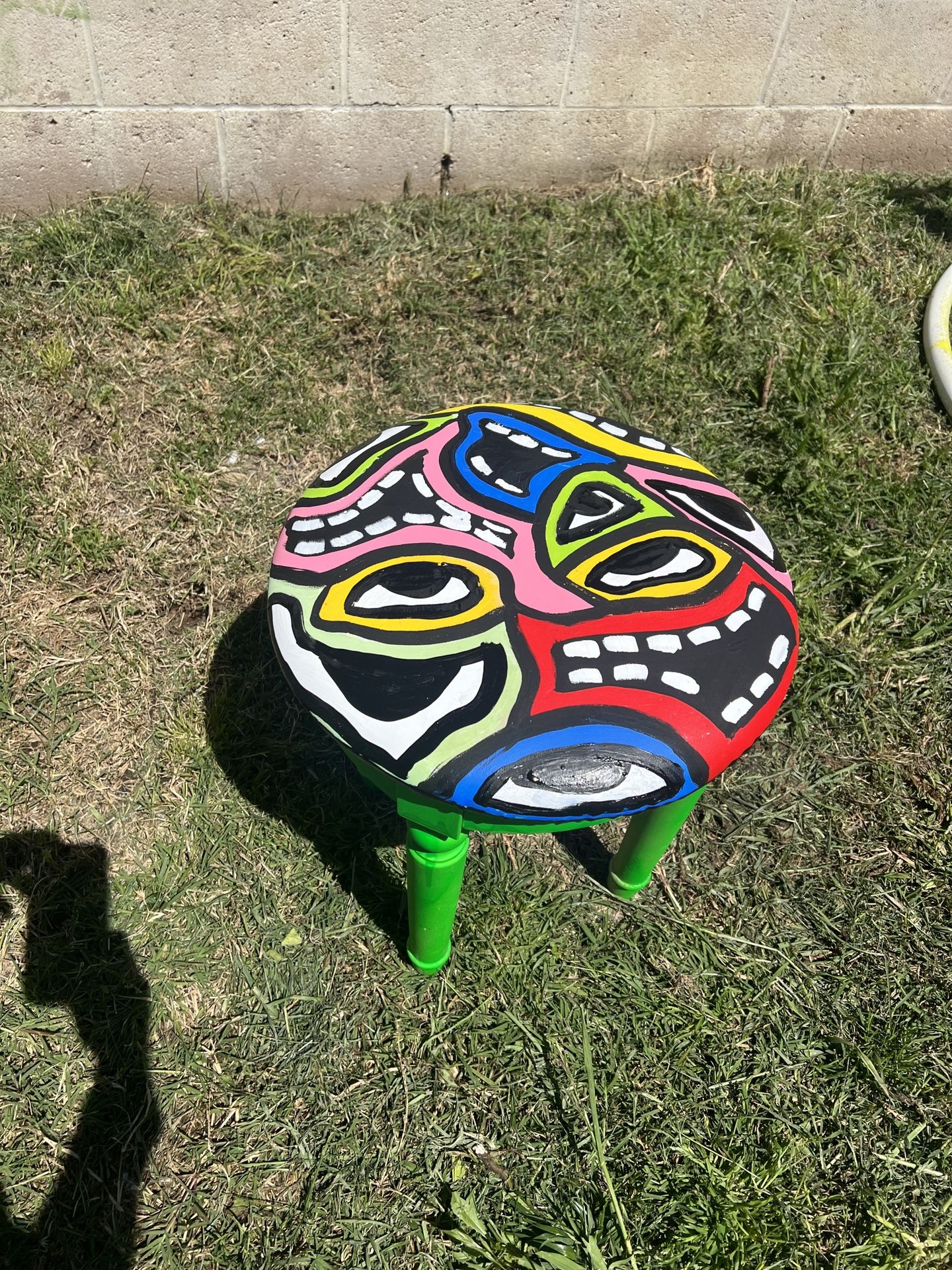 Painted Footstool
