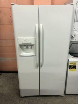 White Side by Side Refrigerator