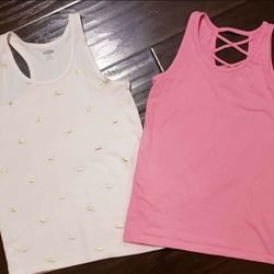 Girls fitted tops size 8