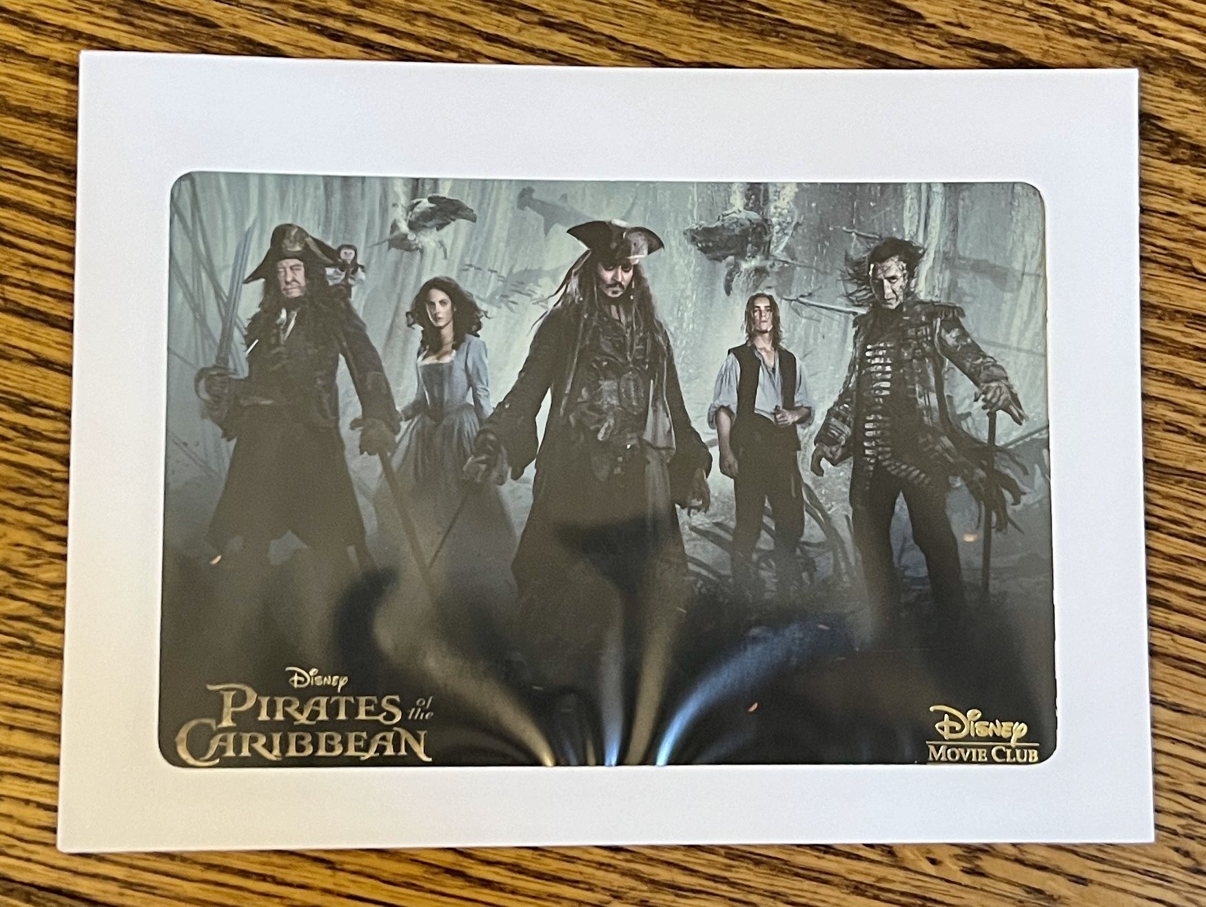 Disney Movie Club Pirates of the Carribean: Dead Men Tell No Tales collectible lithograph brand new