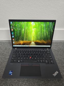Top Of The Line Lenovo ThinkPad Business Class Touchscreen Laptop Intel i5 12th Gen 32GB Ram 256GB SSD WiFi 6E Camera Thunderbolt HDMI Windows 11 Pro
