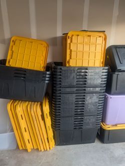 27 gallon Storage Bins