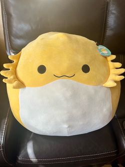 Squishmallows Yellow Axolotl Plush with Tag