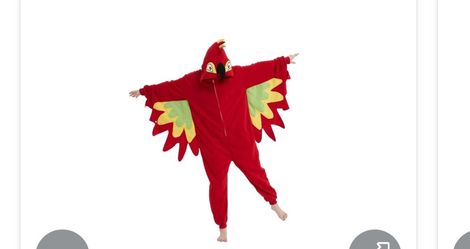 Parrot adult costume