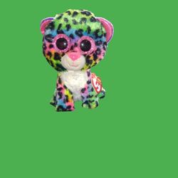 Ty's Beanie Boos Dotty The Rainbow Leopard 