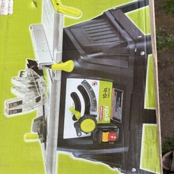 New Table saw 