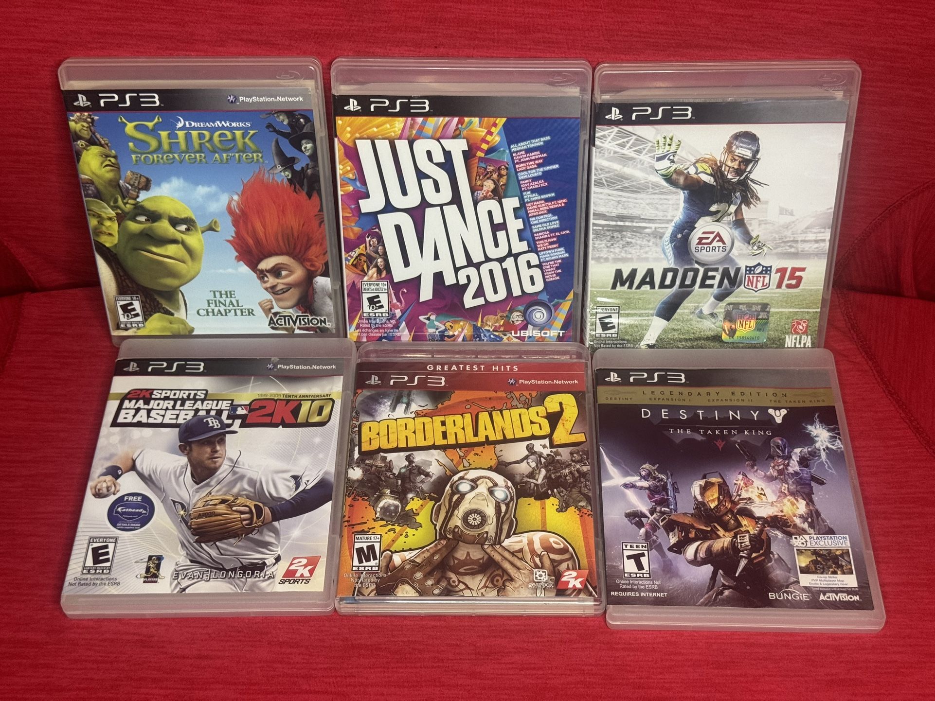 6 PlayStation 3 Games Bundle