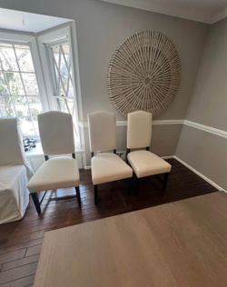 Pottery Barn Upholstered Dining Chairs