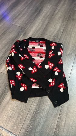 Hot Topic Mushroom Cardigan - M