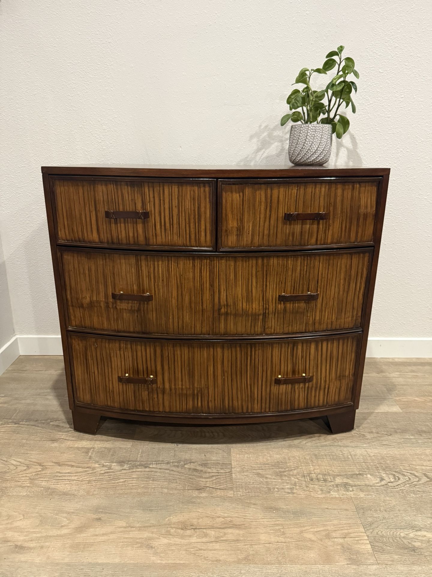EXCELLENT dresser - four drawers - Ethan Allen - bamboo drawer - Regency - delivery available
