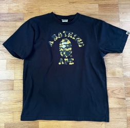 Bape ABC  Black Camo College Tee