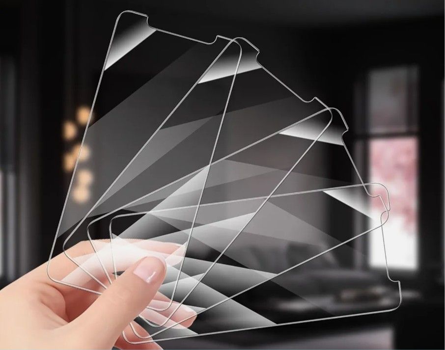 4 Pcs iPhone 13 PRO /14 TEMPERED GLASS PROTECTOR- 6 AVAILABLE