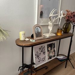 Console Table,chair, Mirror 