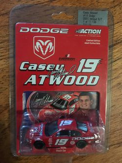 2001 NASCAR Casey Atwood #19 1:64 limited ed die cast