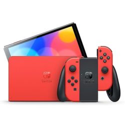 Nintendo Switch OLED Mario red
