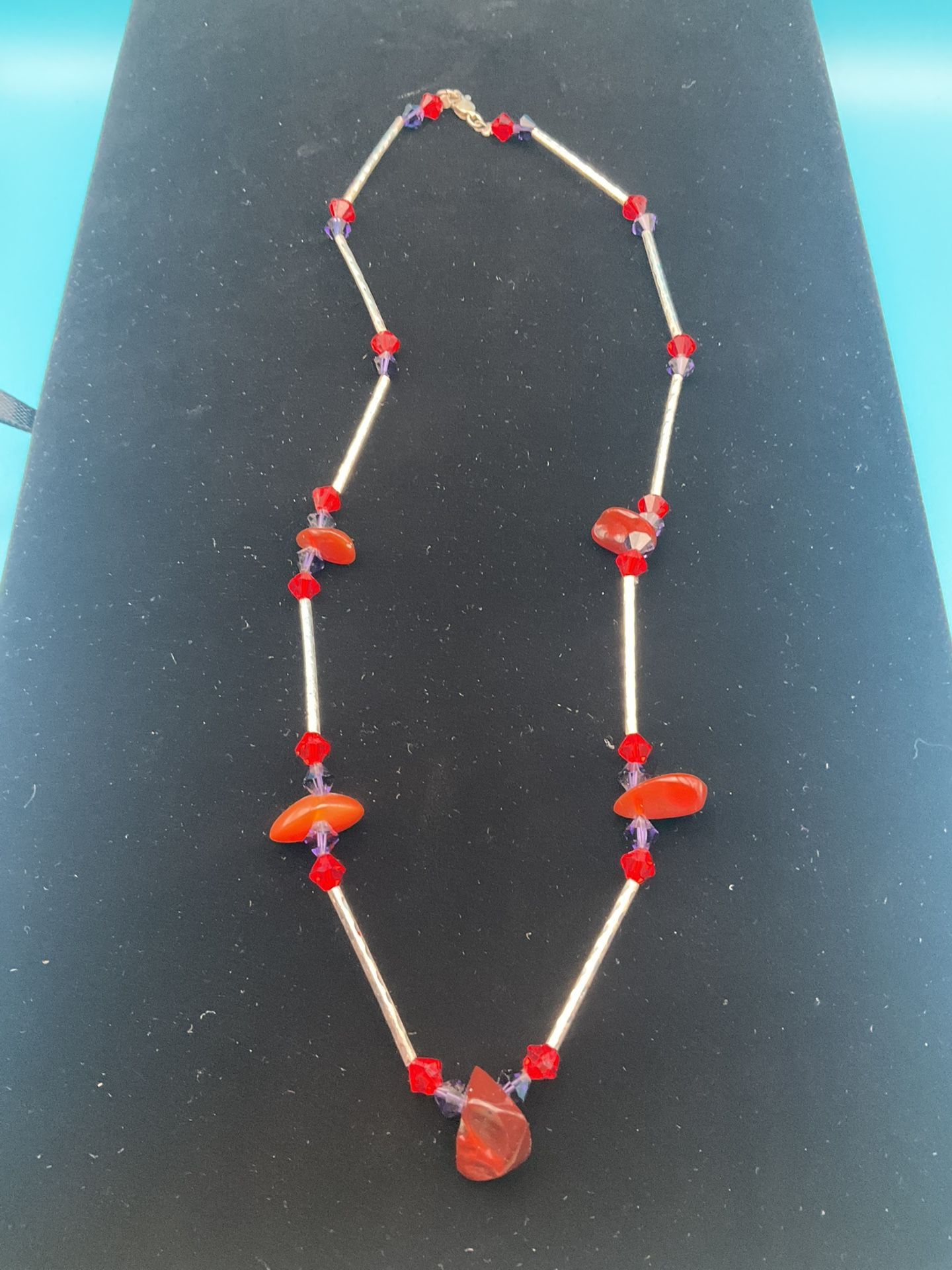 .925 Sterling Silver Opalo Necklace