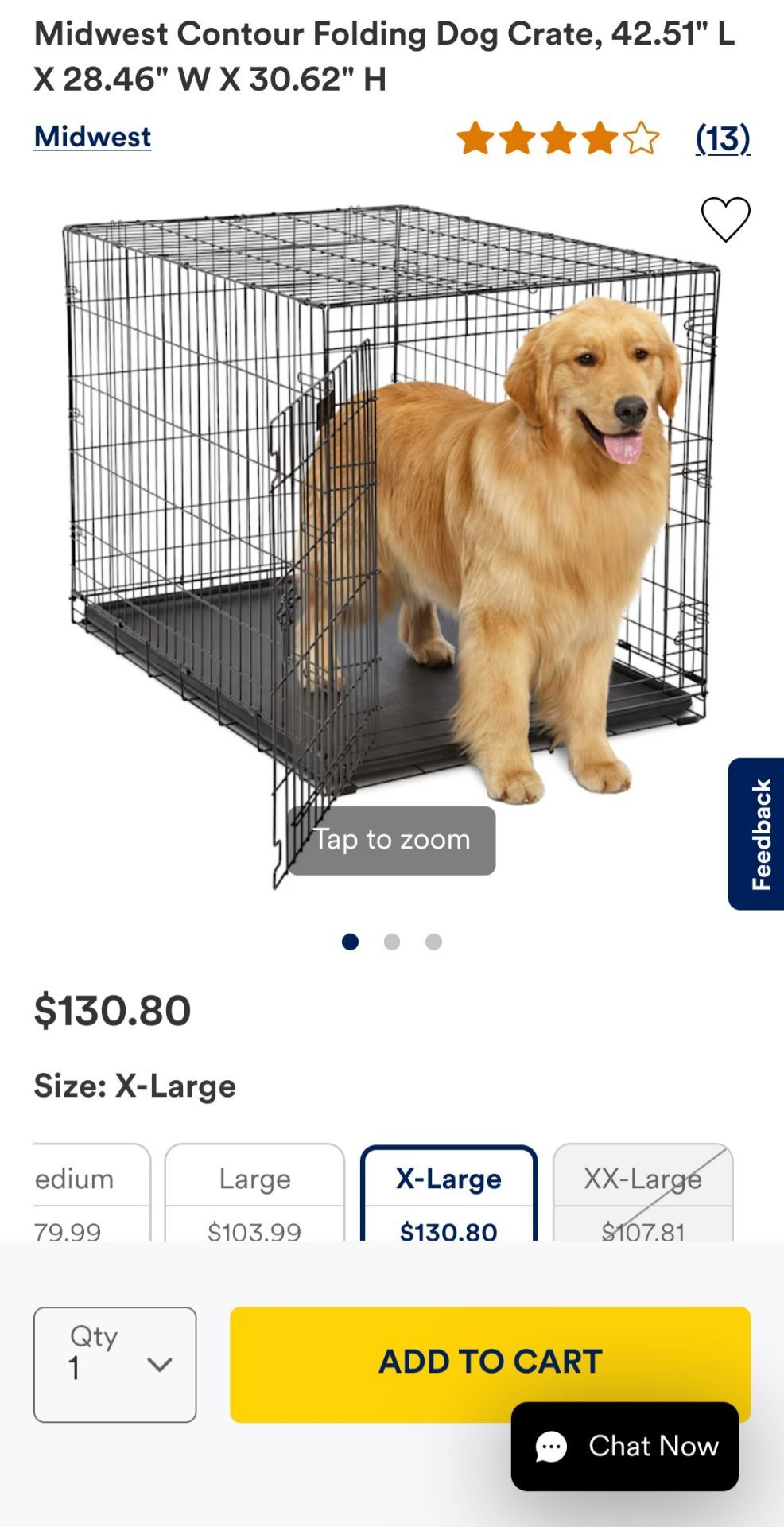 42" Dog Crate.