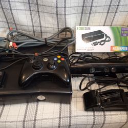 Xbox 360- 320 GBw/ Kinect And 40 Games!