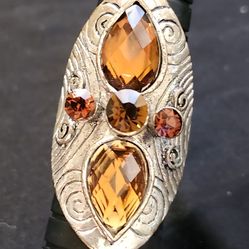 Citrine Cocktail Ring