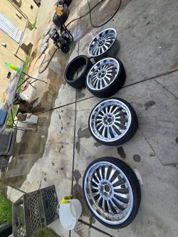 22 inch chrome rims 22"