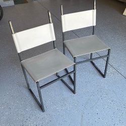 Two Metal Chairs $10 Each