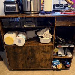 Rustic Brown Sturdy Kitchen Highland Table 