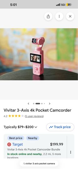 3 axis pocket camera